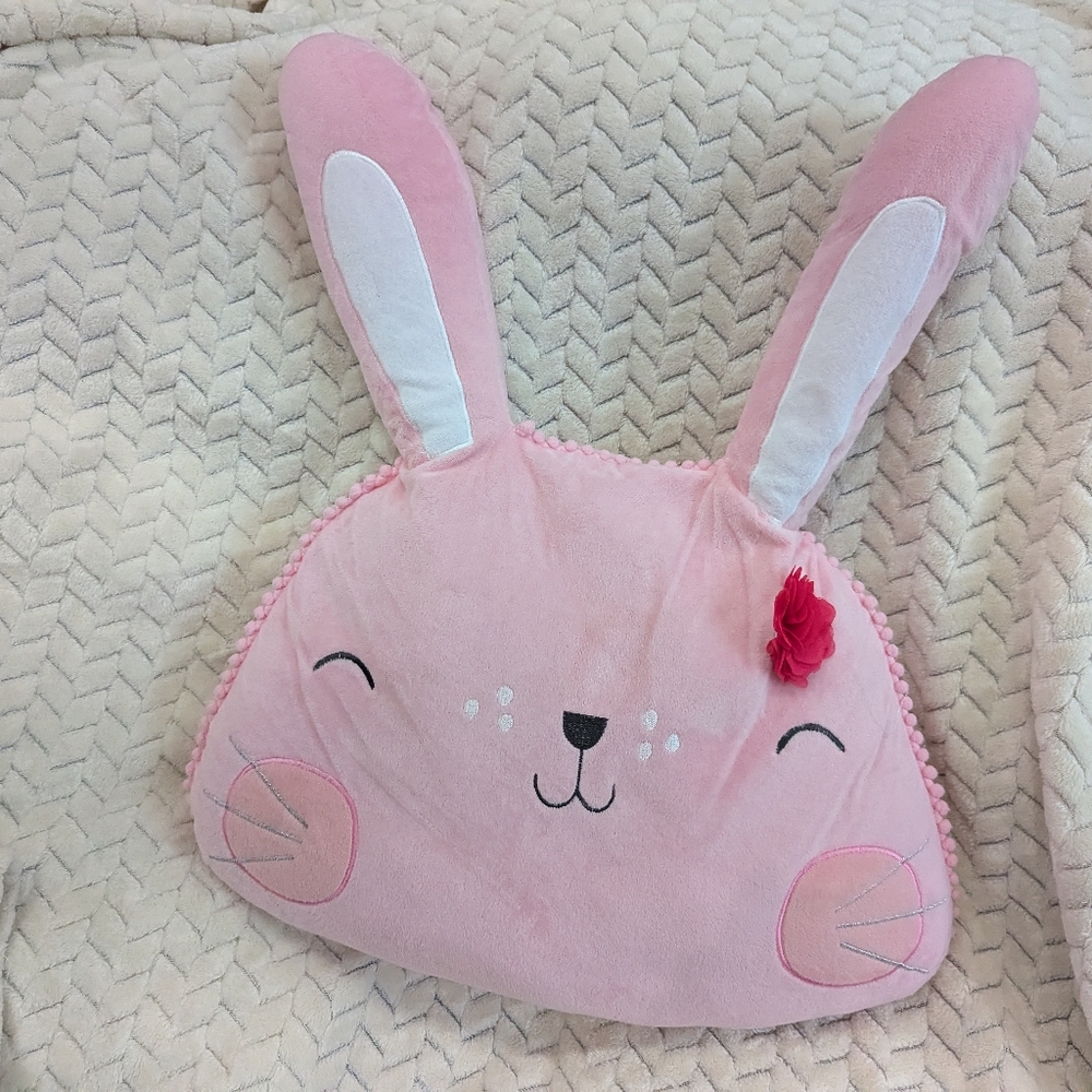 Cynthia's Rowley Bunny pillow Easter girl